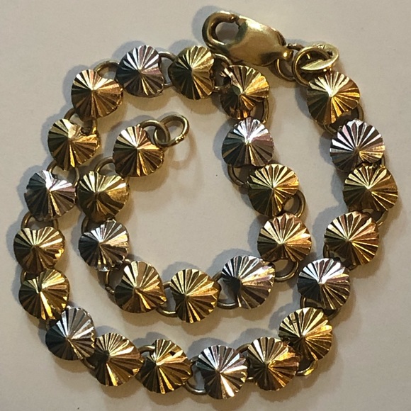 🌸18K TRICOLOR BRACELET🌸 - Picture 3 of 8